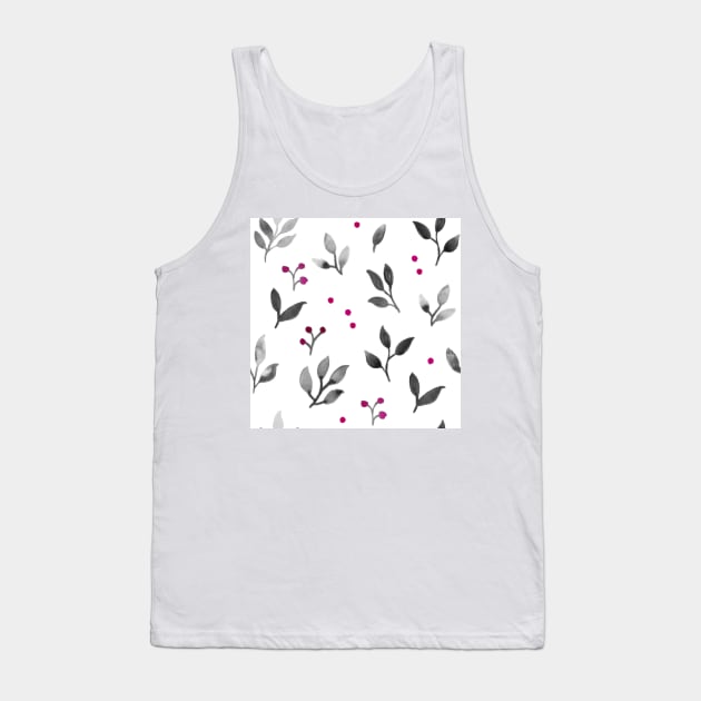 Leaf Pattern 3 Tank Top by Ychty